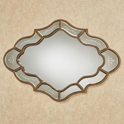 Touch of Class Keeva Wall Mirror Gold , Gold