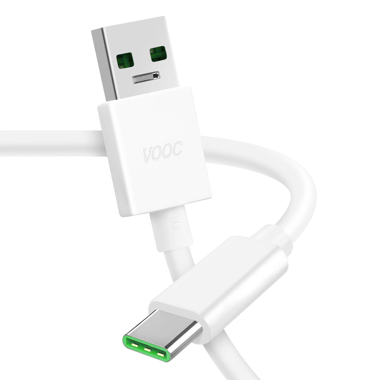 Oppo SuperVOOC USB naar USB-C opladerkabel 65W, 1 meter, wit