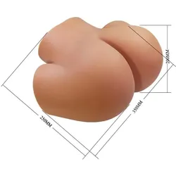 Crazy Bull, Masturbator, - Ilana Realistischer Weiblicher Po-Vibrator Und Sauger Mit Ton 6,8 kg