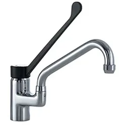 KBS Gastrotechnik PREMIUM LEED Einhebel-Mischbatterie mit Schwenkhahn 1/2 Zoll Wasseranschluß