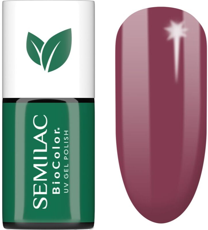 Semilac UV Hybrid BioColor gel nail polish for UV/LED hardening shade 718 Natural Cyclamen 7 ml