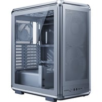 MasterFrame 500 Mesh , Tower-Gehäuse silber, Tempered Glass