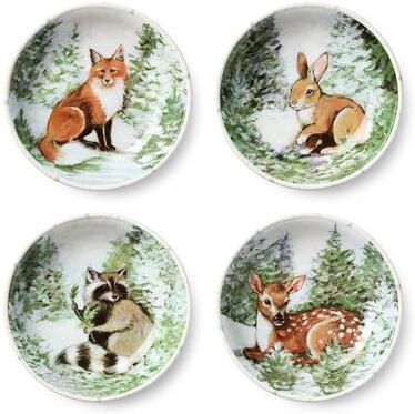 "Certified International Winter Cabin Set of 4 Soup Bowl 9in x 2in asst - 9"" L x 9"" W x 2"" H"