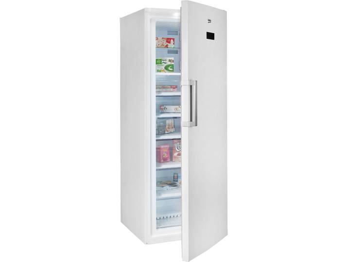 BEKO Gefrierschrank RFNE448E51W 7278441317 , Energieeffizienz: C, silber (weiß), B:70cm H:191,2cm T:81,3cm, Gefrierschränke, NoFrost verhindert Eisbildung und erspart manuelles Abtauen., Gefrierschrank