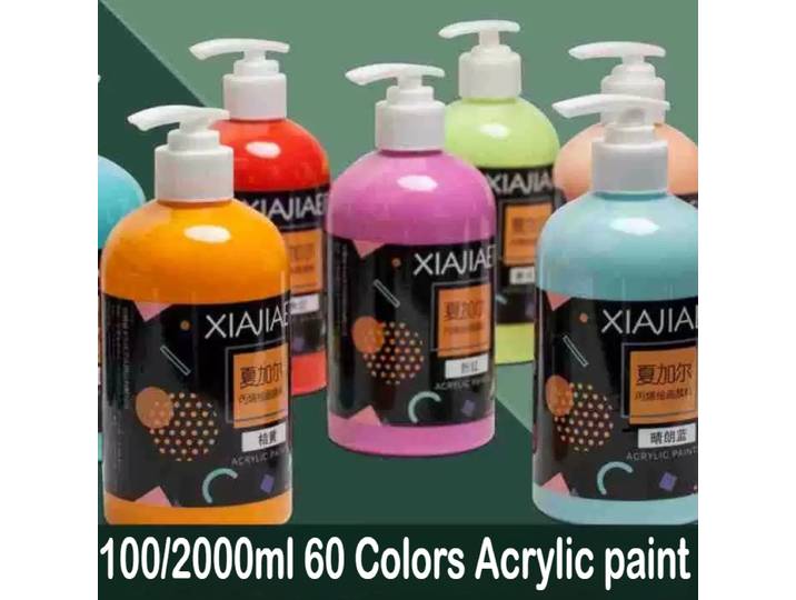 40 couleurs 100/2000ml peinture acrylique Pigments de peinture professionnels Art peinture pigment imperméable fournitures scolaires papeterie