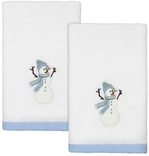 Avanti Linens Avanti Frosty Friends 2-Pack Fingertip Towel Set - Fingertip Towel 2pk Set