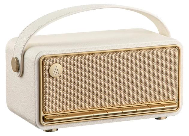 Bluetooth-Lautsprecher - MP330 Tragbarer Lautsprecher - 40 W RMS - Hi-Res-Audio - 360° Klang - 19 Stunden Akkulaufzeit - Wasserdicht - Elfenbein
