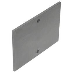 HAGER GBZWB7011 Elektro-Sockelleisten-Zubehör Tehalit Blende Eisen-Grau 1 St.