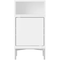 Muuto Stacked Storage Bedside Table - Configuration 2, weiß