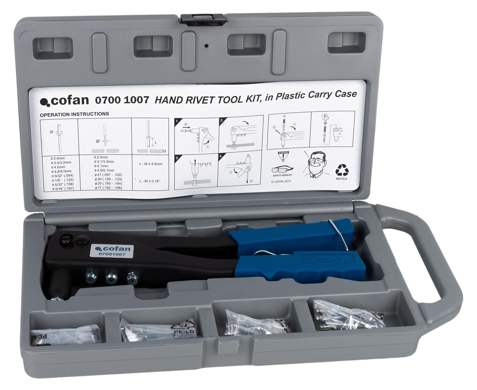 CoFan Remachineerkit met bevestigingspennen
