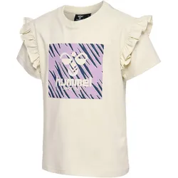 hummel hmlFLOWY RUFFLE T-Shirt Mädchen 1506 - birch 122