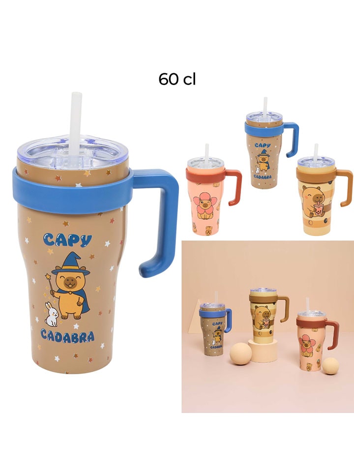 Summer Time Trinkbecher ''Capybara'' - 600 ml (Überraschungsprodukt) - onesize