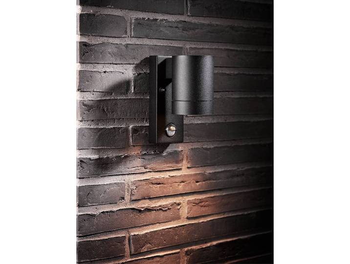 Wandleuchte Tin Maxi Sensor 8 x 16 x 13cm Schwarz
