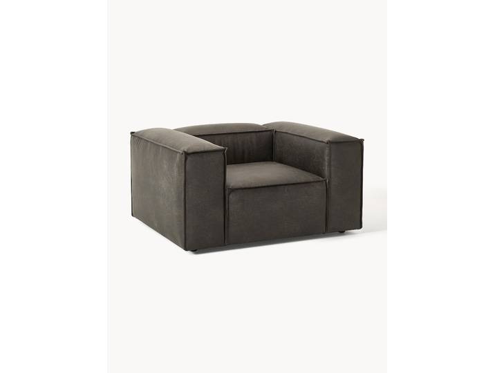 Fauteuil en cuir Lennon