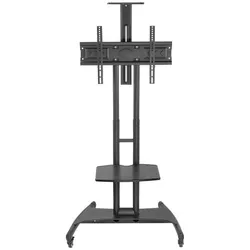 Art Mobilständer + TV-Halterung 32-70" 45kg (45 kg, 32" - 70"), TV Ständer, Schwarz