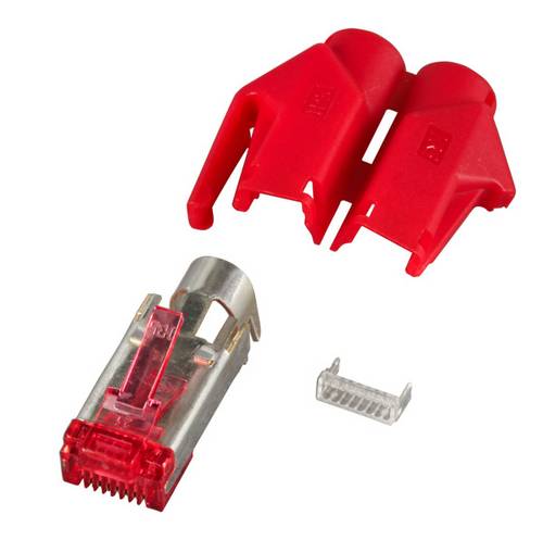Hirose Electronic EFB Elektronik H7641.6-50 Drahtverbinder RJ-45 Rot H7641.6-50 Stecker, gerade Rot 50St.