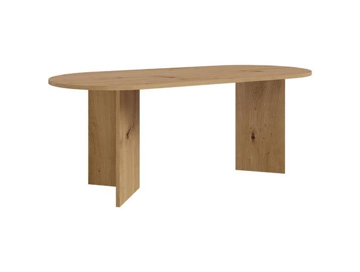 Lomoco Esstisch, Wildeiche, oval, Wange, 90x75x223.6 cm, Esszimmer, Tische, Esstische, Esstische oval