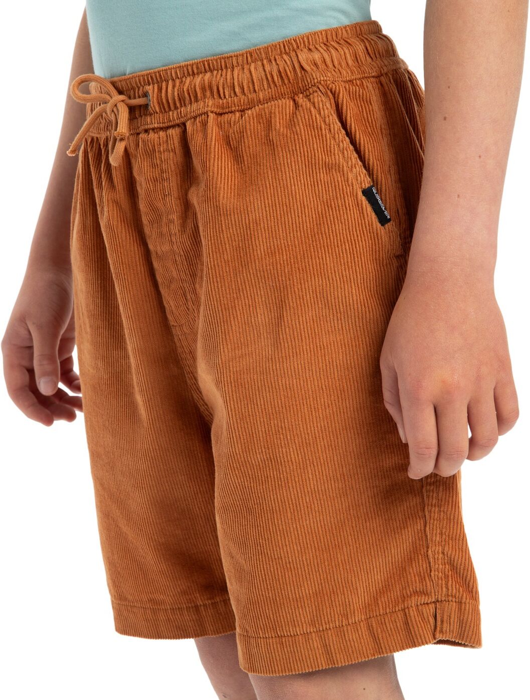 Bermudas QUIKSILVER "Taxer", Jungen, Gr. 12, braun (bran), Obermaterial: 100% Baumwolle., Hosen Bermudas bran 12