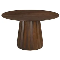 DAHEIM Esstisch Rondura Ø 130 cm Holz Braun