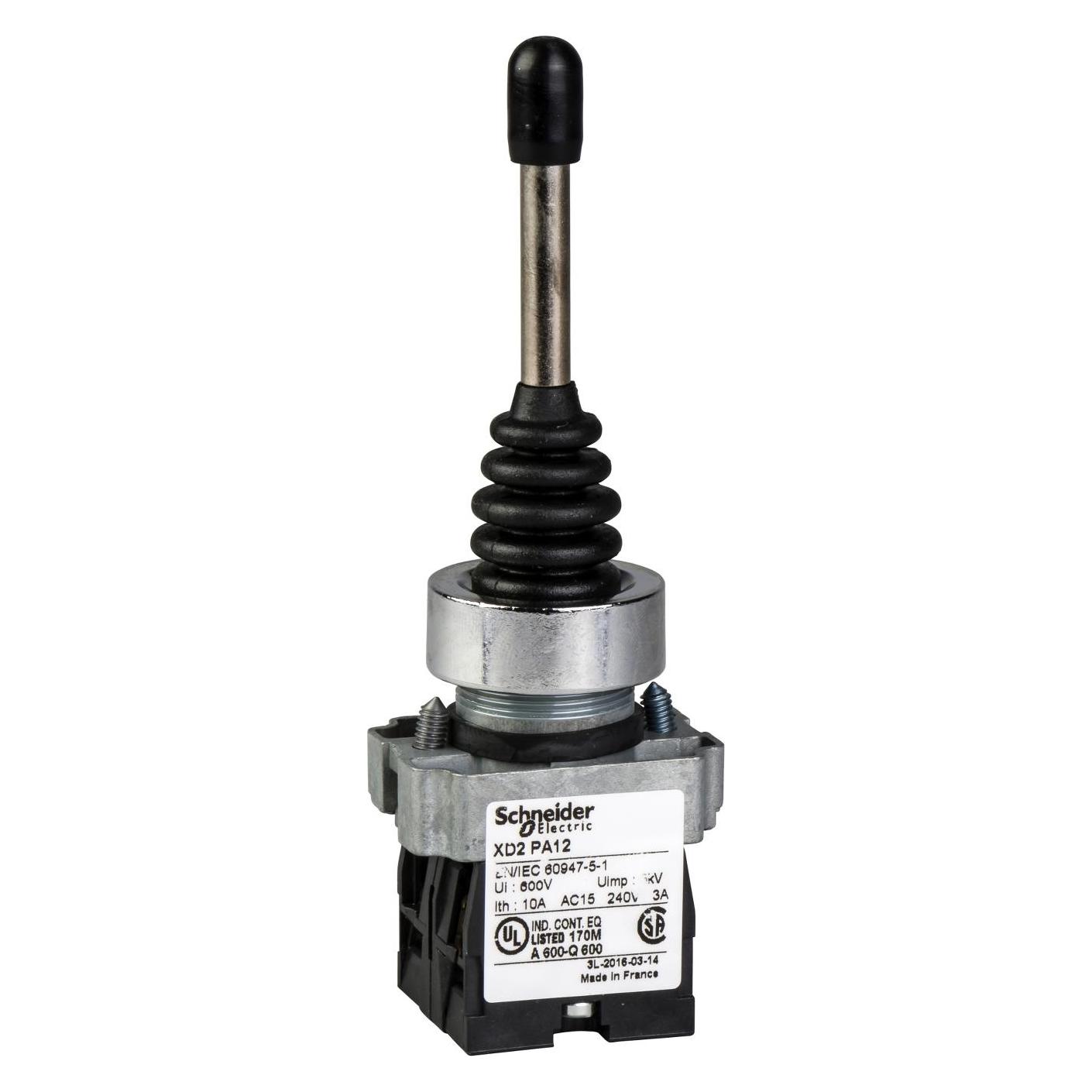 Schneider Electric Joystick 2-Direktional zurückspringend (XD2PA12)