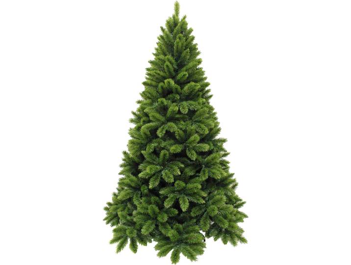 Triumph Tree Arbre de Noël artificiel Tsuga - 104x104x155 cm - Aiguille dure - Vert