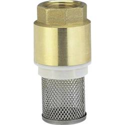 GARDENA 07221-20 Messing-Fußventil, Saugkorb, Ventilkegel, Dichtung, 33,3 mm Fußventil 33,3 mm (G1) Messing