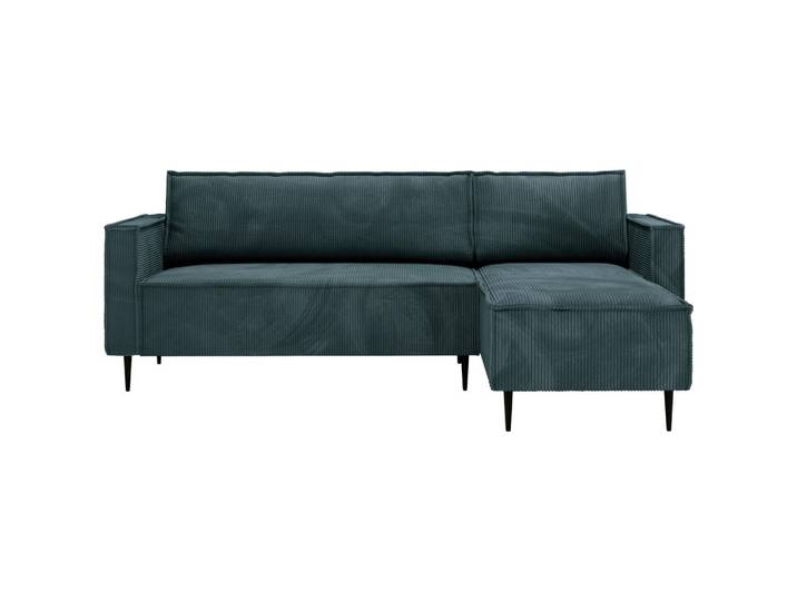 Livetastic Ecksofa, Petrol, Metall, Füllung: Schaumstoff, L-Form, einmalig seitenverkehrt montierbar, 223x151 cm, Made in EU, Wohnzimmer, Sofas & Couches, Wohnlandschaften, Ecksofas