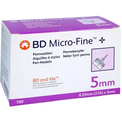 BD Micro-fine+ 5 Pen-Nadeln 0,25x5 mm
