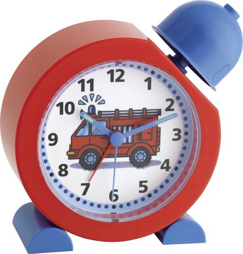 TFA Dostmann Sonstiges Haushaltsgerät Quarz Kinderwecker 133 mm x 133 mm x 52 mm Rot, Blau