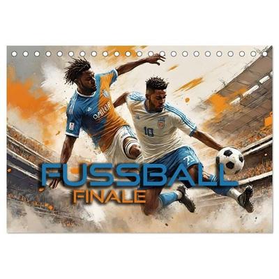 Fußball - Finale (Tischkalender 2027 DIN A5 quer), CALVENDO Monatskalender
