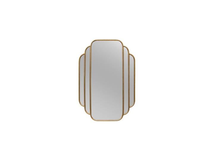 Miroir en métal doré, rectangulaire, multiface, à fixer - Chehoma