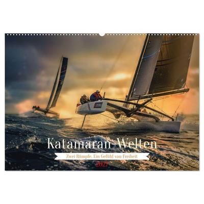 Katamaran-Welten (Wandkalender 2027 DIN A2 quer), CALVENDO Monatskalender