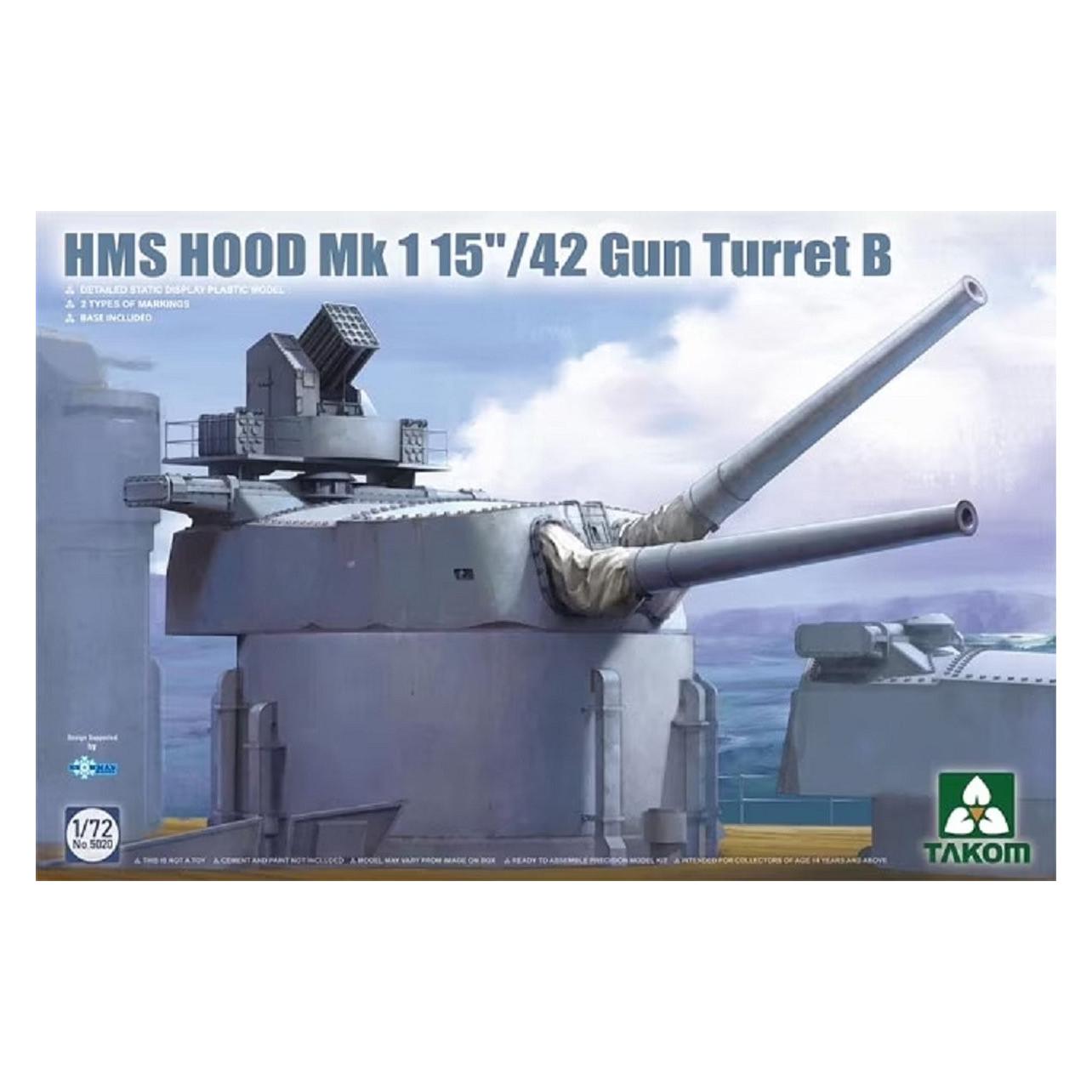 Takom HMS Hood Mk 1 15"/42 Gun Turret B (TAK5020)