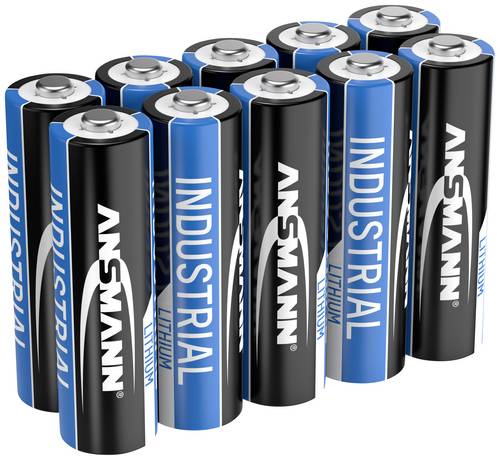 Ansmann Lithium Industrial FR6 Mignon (AA)-Batterie Lithium 3000 mAh 1.5 V 10 St.