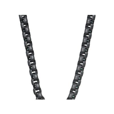Edelstahlkette FIRETTI "Schmuck Geschenk Venezianerkettengliederung, 2,5 mm breit" Gr. 65, schwarz, Halsketten, Damen, 65, Edelstahl, B: 2,5mm, Edelstahlkette, B:2,5mm