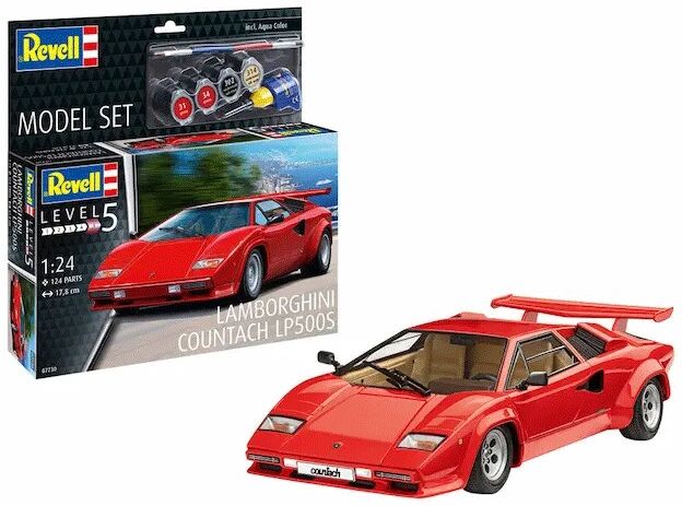 Maquette Lamborghini Countach LP500S Level 5 échelle 1:24 - Revell