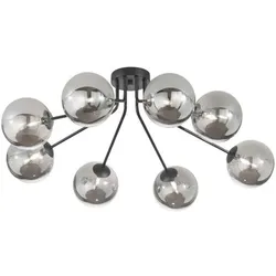 Luce Ambiente Design Deckenleuchte Honey Glas Schwarz