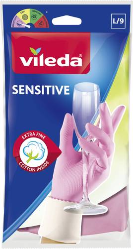 Gummi-Handschuh Sensitive L 1 Paar 1500458