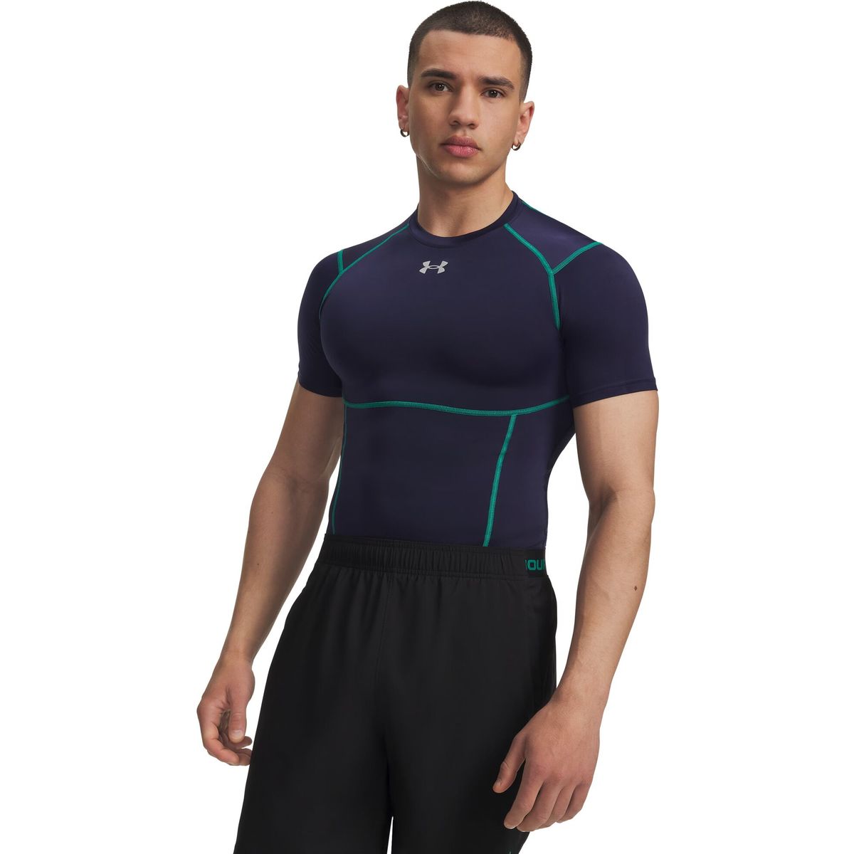 Under Armour HG Elite Comp SS blue reflective (411) XS 6015382-411007