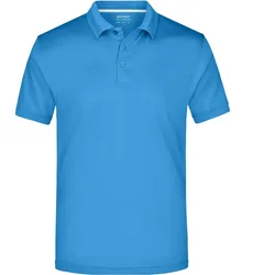 Herren Polo-Shirt High Performance "JN401" - M - azur