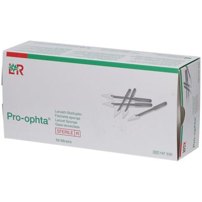 Pro-Ophta Lanzett Stieltupfer 1 mm steril 50 St Tupfer