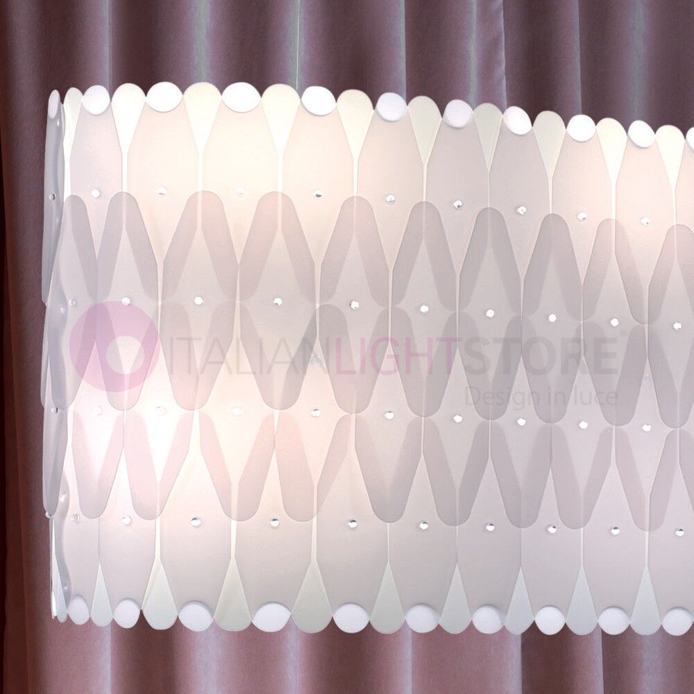 Amanda Sospensione Design Moderno Paralume Ovale L.60 Cm