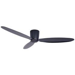 Lucci AIR Radar CTC Deckenventilator 35 W (Ø x H) 132 cm x 20 cm Schwarz mit Fernbedienung 212884