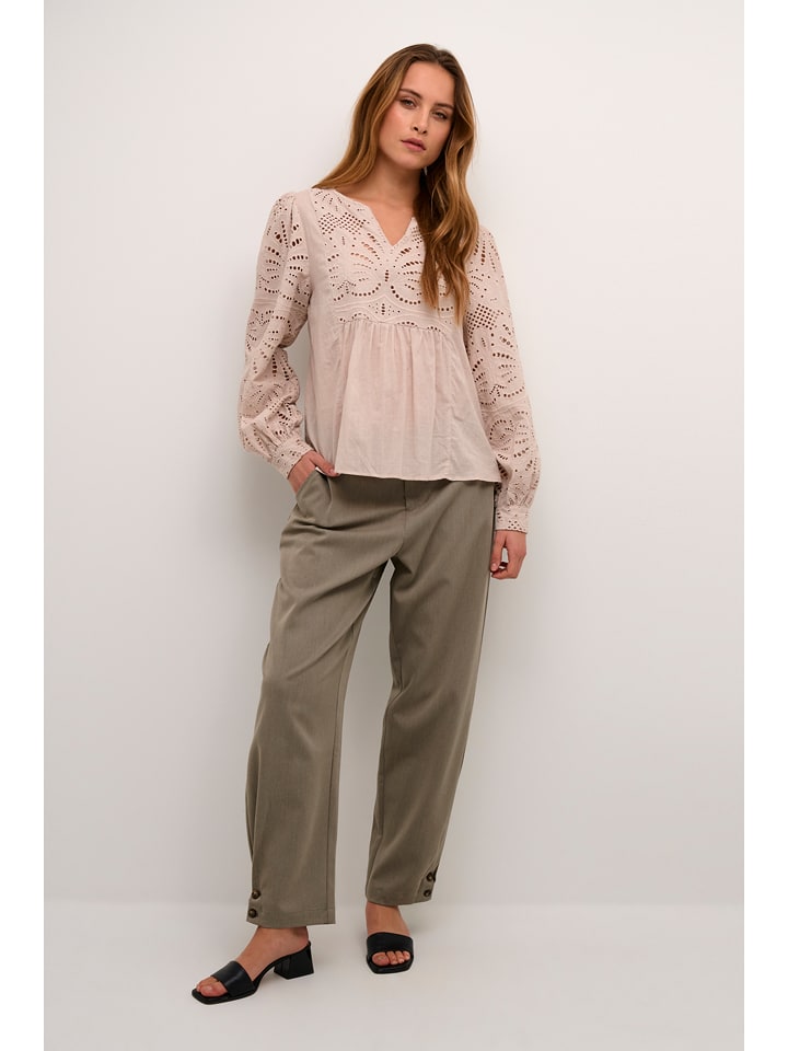 Kaffe Bluse in Beige - 36