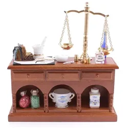 Reutter, Miniaturen, 001.861/7 - Apothekertisch, Miniatur