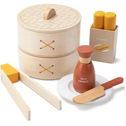 New Classic Toys Dim-Sum-Set aus Holz