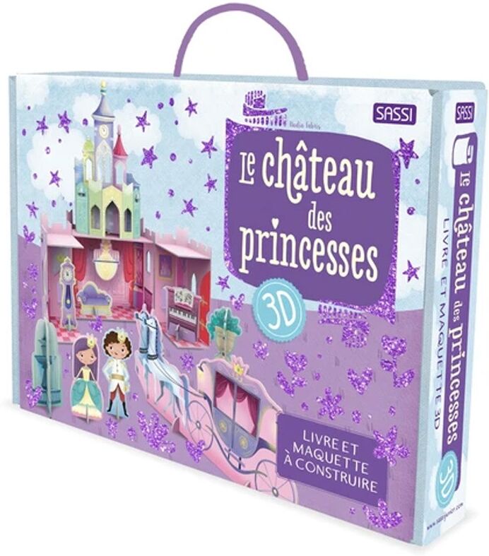 Le château des princesses : Livre + maquette à construire - Sassi