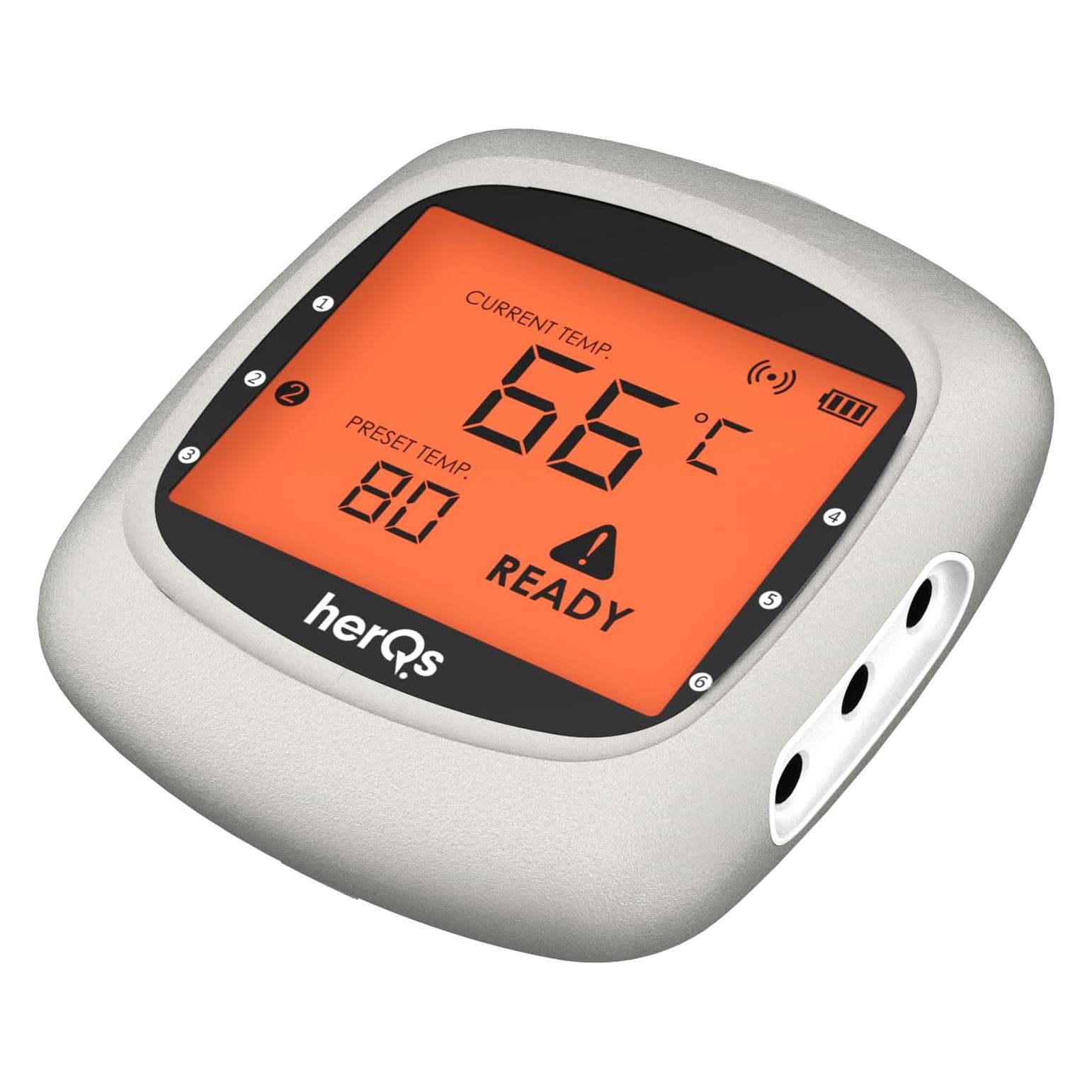 Herqs HERQS001 EasyBBQ Steak- u. Fleisch-Thermometer (HERQS001)