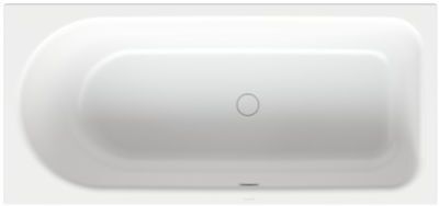 Bette BetteOcean Badewanne 8859-004 150x70x45cm, Fußende rechts, Überlauf vorne, edelweiß