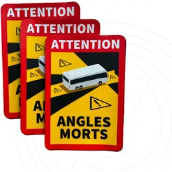 Gelmags Angles Morts Flexigel-Pads 3er-Set wiederverwendbare Toter-Winkel-Hinweise